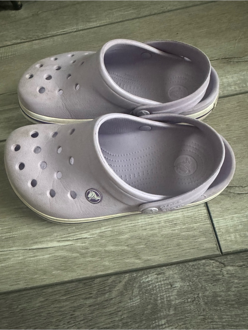 Kids Lavender Crocs